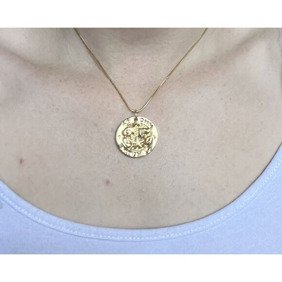 Upcycled Authentic St John ZipperPull/Charm On Chain Handmade Necklace Shells - Picture 7 of 8